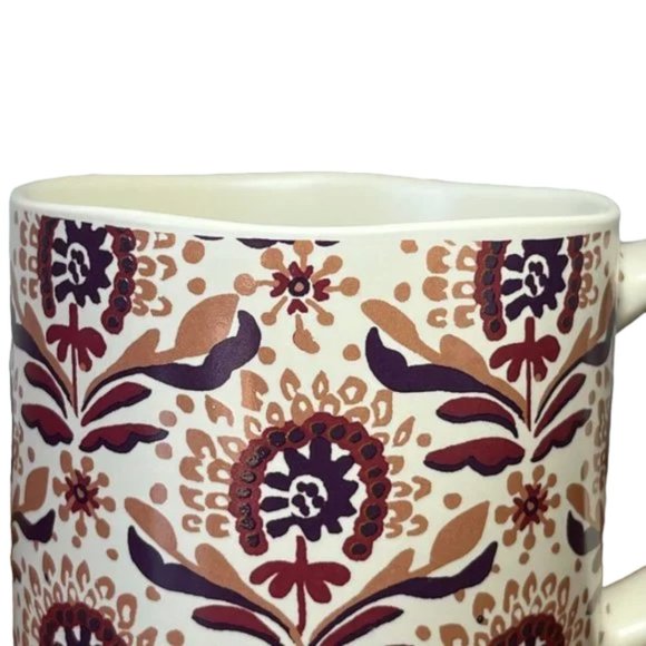 OPALHOUSE Stoneware Mug EUC Target 14 oz Plum Crumble Floral Rare - Picture 7 of 10